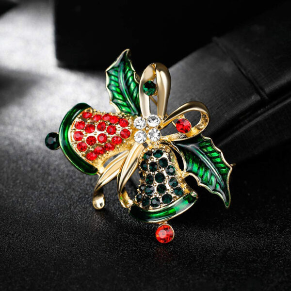 oly-2d2de0802cc02015f9d1a04961f0f87d Wholesale Christmas bell brooch