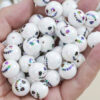 Wholesale White Doll Halloween Acrylic Beads