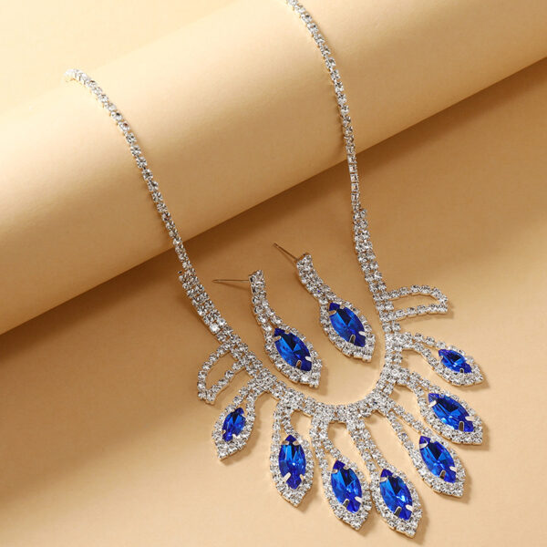 Wholesale Princess style crystal full diamond necklace