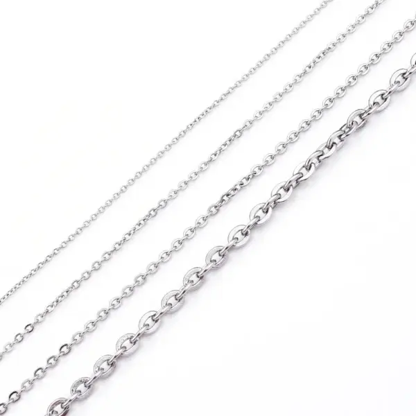 Wholesale Titanium Steel Fashion Geometric Necklace