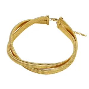 Ys827 12mm Gold Necklace
