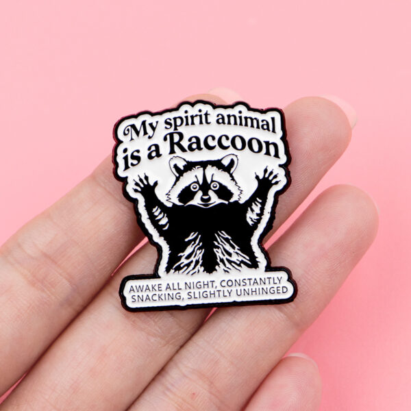 Wholesale Cartoon quote brooch metal badge accessories