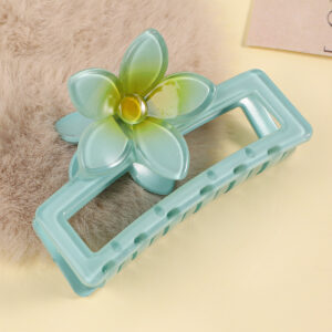 Square flower jelly blue