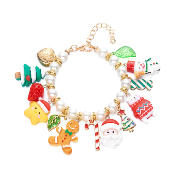 Wholesale Cute Christmas Pearl Bracelet