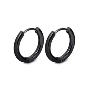2.5*14 N round Ear Clip Black One