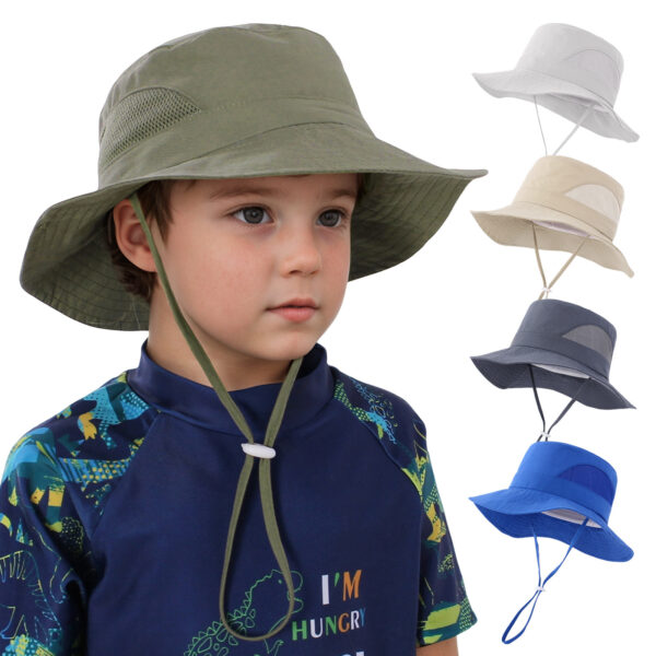Wholesale Children's bucket hat for summer outdoor sun protection and UV protection