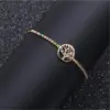 Fashion Jewelry Copper Micro-set Zirconium Life Tree Adjustable Bracelet Wholesale Nihaojewelry