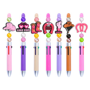 Wholesale Pink denim series bead string