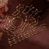Wholesale Vacuum Plating 18K Gold Plated Birthstone 304 Stainless Steel Elegant Classical Lady 304 Stainless Steel Lobster Trigger Clasp Closure Bracelets