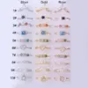 Fashion Geometric Copper Plating Zircon Nose Ring Nose Pin