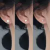 Wholesale 1 Pair Simple Style Geometric Stoving Varnish Copper Ear Studs