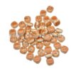 Wholesale Perforated bread coee-printed mini bread beads