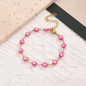 round Eye Beads / Pink