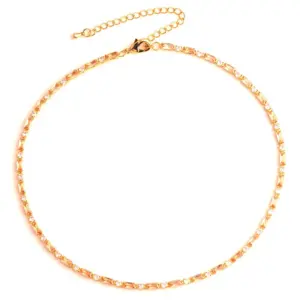 Champagne Necklace / 18K