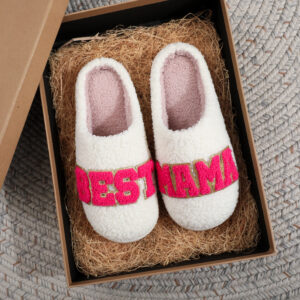 Cotton slippers - phnom penh bestmama (white) / 38-39