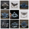 oly-2df5e8ebfe141b299153247d5c68fb63 Wholesale Witchcraft Death Moth Ring: Insect Skull Butterfly Pendant Christmas-Mysterious Jewelry Gift