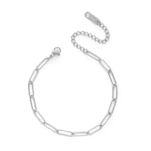 Cross Choker Bracelet / Steel Color