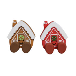 Christmas house [Silicone beads] (Color will be sent randomly or please contact us to specify)