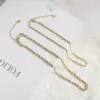 Wholesale PVD Coated 18K Gold Real Gold Plated Twist 304 Stainless Steel Simple Style Waterproof Non Tarnish 304 Stainless Steel Necklace