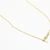 Wholesale Casual Solid Color Copper Gold Plated Necklace In Bulk