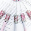 Wholesale Pink Butterfly Diamond Bead Pen