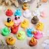 Wholesale Cross-border creative yellow duck children's bath toy manufacturers spot wholesale bathroom water toys vinyl duck new