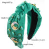 oly-2e48b8ea6f6b7ead590fe817381ccfb1 Wholesale Fresh and Fashionable New Turquoise Headband Creative Alloy Oil Dropping Antique Accessories Head Cave Travel Hair Accessories
