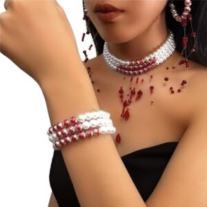 Dripping blood bracelet-s1311