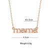 Wholesale Amazon New Mother's Day mama Letter Necklace Female Niche Design Sense ins Style Simple Female Clavicle Chain