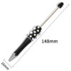 oly-2e50128e234f89e00db8e66a03d2fdf9 Wholesale Cross-border heavy industry love people fish beads rhinestone handmade diy beaded pen bead pen ball pen in stock
