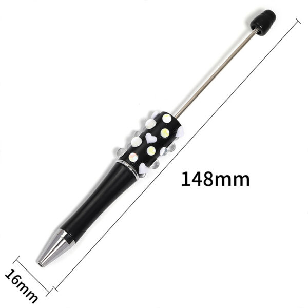 oly-2e50128e234f89e00db8e66a03d2fdf9 Wholesale Cross-border heavy industry love people fish beads rhinestone handmade diy beaded pen bead pen ball pen in stock
