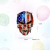 oly-2e50a4a5f87eb955b2c4cb6c56bbf1c9 Wholesale Acrylic Flatback Halloween Skull Acrylic Earrings Accessories DIY Pendant Crafts