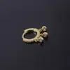 Wholesale Metal Plating Geometric Artificial Gemstones