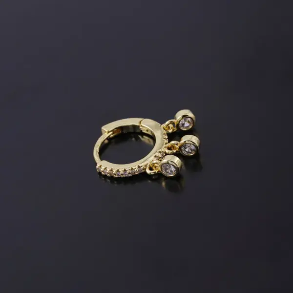 Wholesale Metal Plating Geometric Artificial Gemstones