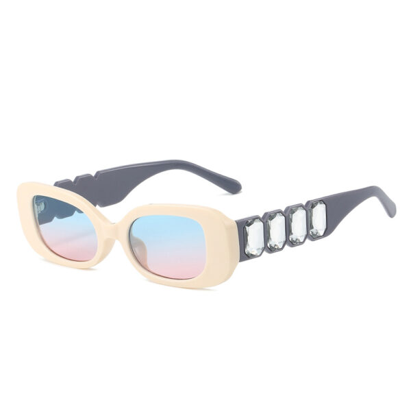 oly-2e5888fbfe60905c882b14422290d6c9 Wholesale Personality Small Frame Sunglasses Women's Diamond Frame Sunglasses Glasses Wholesale Unisex