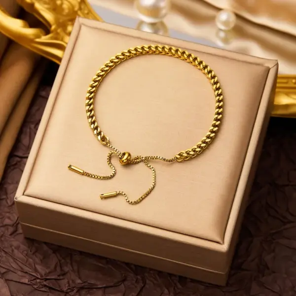 Wholesale Geometric 304 Stainless Steel Simple Style IG Style 304 Stainless Steel Bracelets