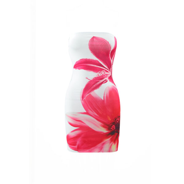 Wholesale summer sexy women's tube-length flower printing slim hip short ess generation hair