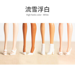 Flowing snow and floating white (4 pairs) / Supermodel dolls have similar foot shapes and can be worn