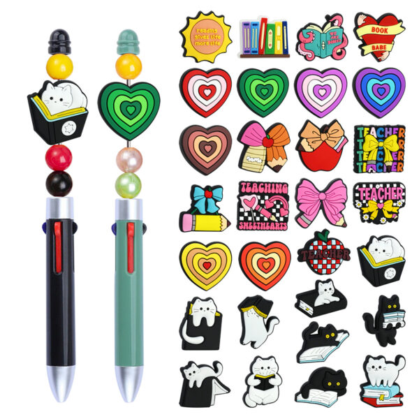 Wholesale Cartoon soft rubber beads