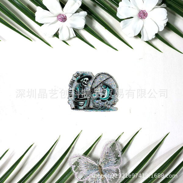 Wholesale Specializing in cross-border best-selling sequined acrylic DIY accessories and jewelry - Skull series from Jingyi Innovation Factory