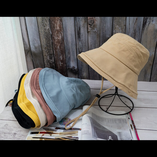 Wholesale Fisherman hat women's spring and autumn cover face Korean style sun protection UV sun protection hat big brim trendy all-match big brim summer