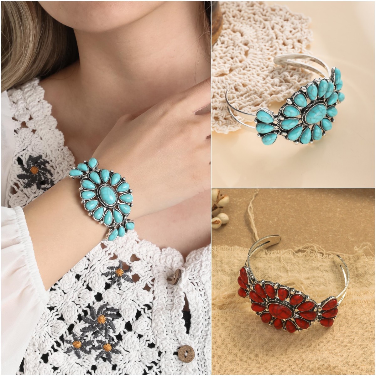 Wholesale Ethnic turquoise bracelet