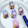 oly-2e844a5be76469c7113f8bf0a28d53d0 Wholesale Soft rubber cartoon fabric beaded pen accessories, mobile phone keychains, bag charms, DIY handmade jewelry materials