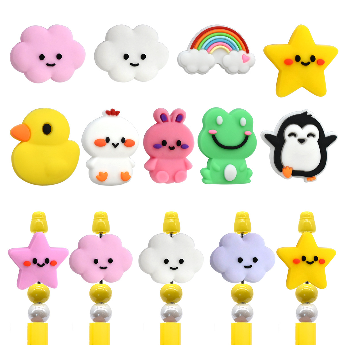 Wholesale Cute Cartoon Animal Series Ballint Pen Beads