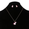 oly-2e9befc27378de83b5e08e6a98396b98 Wholesale Unicorn Pendant Necklace Earrings Jewelry Set