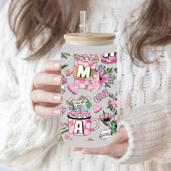 oly-2eaa3b447cd4701992be700d81119f3e Wholesale UV transfer sticker glass crystal label Crystal sticker cross-border special sticker for 16oz glass cup 23cmX11cm