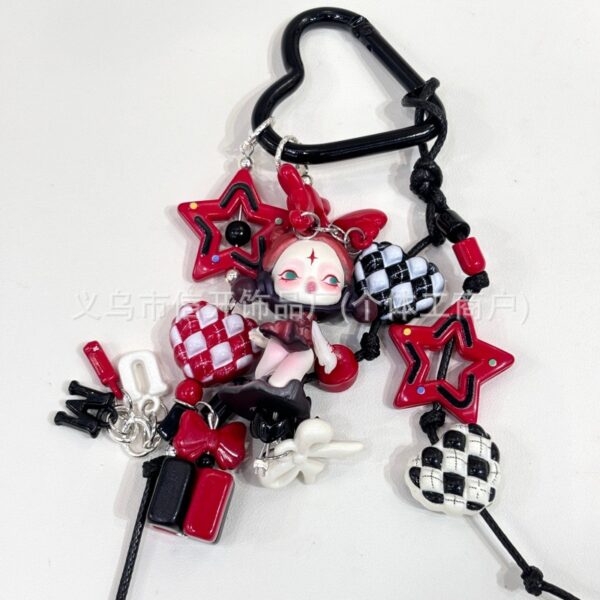 oly-2eb50681ca8aa765fb322935aa9295e2 Wholesale Through-hole painted colored woven heart-shaped beads