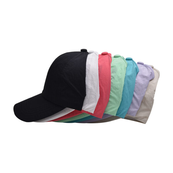 Wholesale 2024 Korean Style New Breathable Waterproof Quick-drying Baseball Cap Men's and Women's Japanese Style Simple Fresh Cap Travel Cap