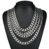 Wholesale Jewelry Hip-Hop Solid Color 304 Stainless Steel Polishing Stainless Steel Jewelry Sets