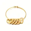 304 Stainless Steel Stainless Steel Heart Shape PVD Coated 18K Real Gold Plated Simple Style Commute Plating Bangle